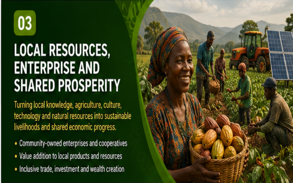 Community enterprise, local production and African economic empowerment