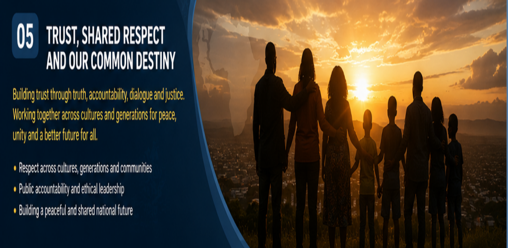 Community members building trust, mutual respect and social cooperation